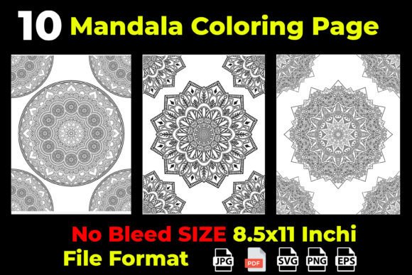 10 Easy Relaxation Mandala Coloring Pages: Your Creative Toolkit
