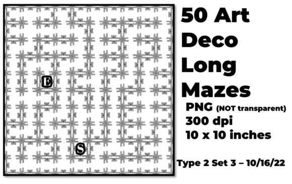 A Practical Guide to the Art Deco Long Mazes Collection