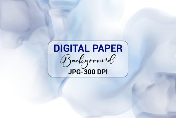 Blue Alcohol Ink Digital Paper Graphic Explained