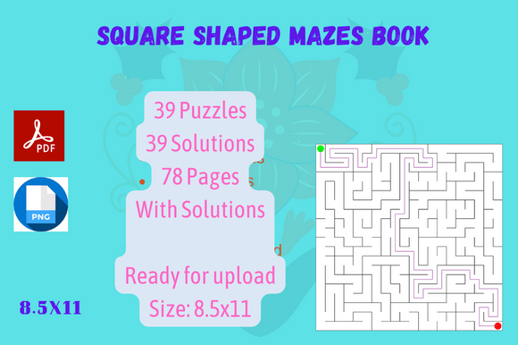 Fun and Focus with Square Mazes