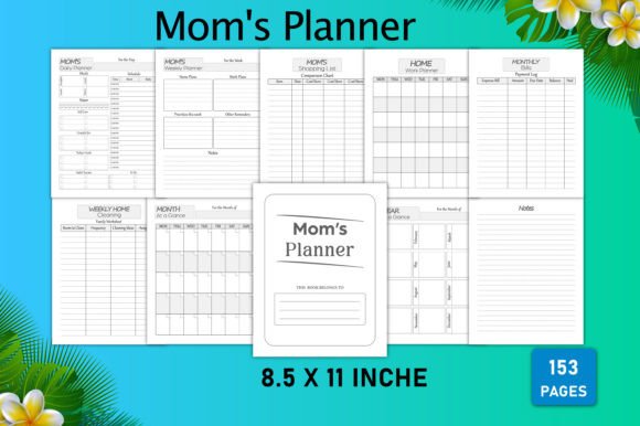 Organizing Your World with the Editable Mom’s Planner KDP Interior