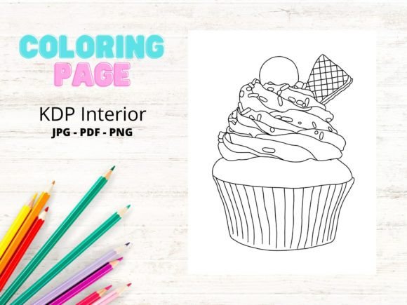 The Creative Potential of Printable KDP Interiors: Cupcake with Cookies and Beyond