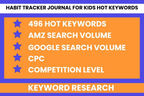 The Power of Keywords in Publishing Habit Tracker Journals for Children