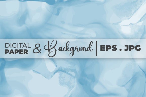 Transform Your Projects with an Elegant Blue Watercolor Splash